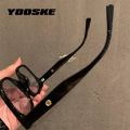 【beauty code store】Oversized square eyeglasses frames for women men anti light optical computer eyewear.