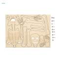 Novelty Science Toy Durable Projects 3D Puzzle for Boy Girls Kids Preschool. 