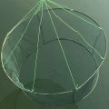Foldable Drop Net Fishing Landing Prawn Bait Crab Shrimp Pier Harbour Pond Mesh for Vertical Shore Use. 