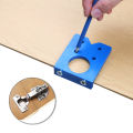 (New)KOGEEK 35mm Hinge Drilling Jig Concealed Guide Hinge Hole Drilling Guide Locator Carpentry Woodworking Hole Opener Door Cabinet Acceorie Tool.