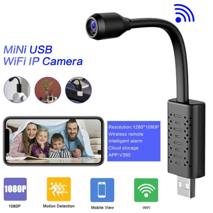 Cloud Storage Smart Small Flexible USB Cameras V380 Pro APP P2P CCTV Surveillance IP WIFI USB Camera