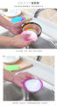 Kitchen Silicone products dish cleaner round dish brush rag silicone dish cleaner. 