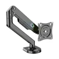Kaloc KLC-DS200 Adjustable Single Monitor Arm | 17"-32" Screens | Ergonomic Desk Mount. 