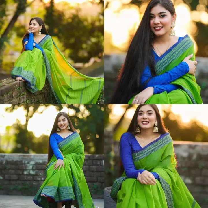 Most%20Trendy%20Exclusive%20Design%20Banana%20Leaf%20Colour%20Arong%20Cotton%20Saree%20For%20Women%20By%20Tangail%20Sari%20Collection(TAN)%20-%20sari%20-%20Image%202