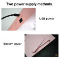 A4 A5 A6 Size LED Combination Night Light Box Lamp DIY Black/Colorful Letters Cards USB AA Battery Cinema Lightbox White Pink. 
