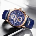 LIGE Luxury Mens Watches Business Fashion Leather Quartz Watch For Men Casual Waterproof Luminous Chronograph Relogio Masculino 8974.