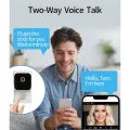 Tuya APP Free Cloud Storage WiFi Doorbell Low Consumption,B. 