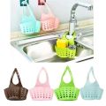 Kitchen Sink Drain Basket Dish Cloth Sponge Storage Rack Hanging Basket 1pcs. 