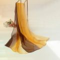 160*50cm Gradient Fashion Chiffon Scarf Women's Long Wraps and Shawls Lady Spring Autumn Scarves Bandana Hijab Stoles.