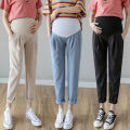Summer Thin Cotton Linen Maternity Pants Belly Casual Straight Loose Pants Clothes for Pregnant Women Pregnancy Trousers.
