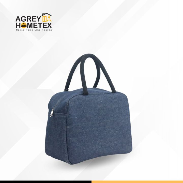Lunch%20Carry%20Bag,%20Denim%20Fabric,%20Blue,%20(10.5%E2%80%B3x8.5%E2%80%B3x5%E2%80%B3)%20-%20Image%203