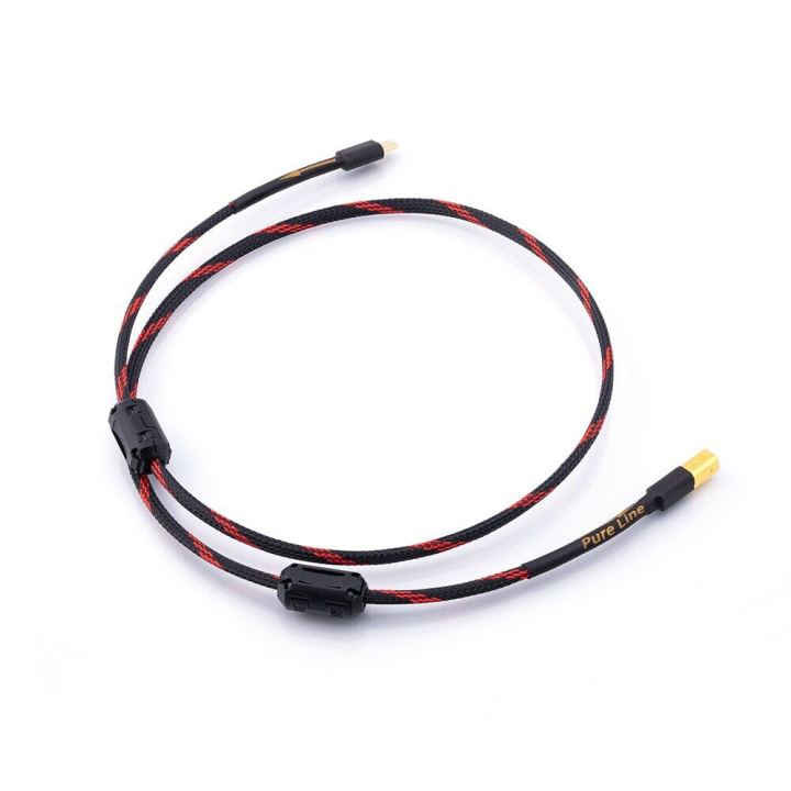 PURELINE%20HiFi%20Sliver%20Plated%20USB%20C%20To%20B%20Cable%20USB%20Type%20C%20To%20B%20Audio%20Data%20Cable%205N%20DAC%20Mobile%20Phone%20Thunderbolt%20DAC%20Cable%20High-quality%20OTG%20Digital%20coaxial%20decoder%20-%20Image%205