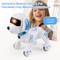 【Booming】 ZWN RC Robot Electronic Dog Toys Voice Command Programmable -sense With Music Song Robot Dog for Children's Gifts. 