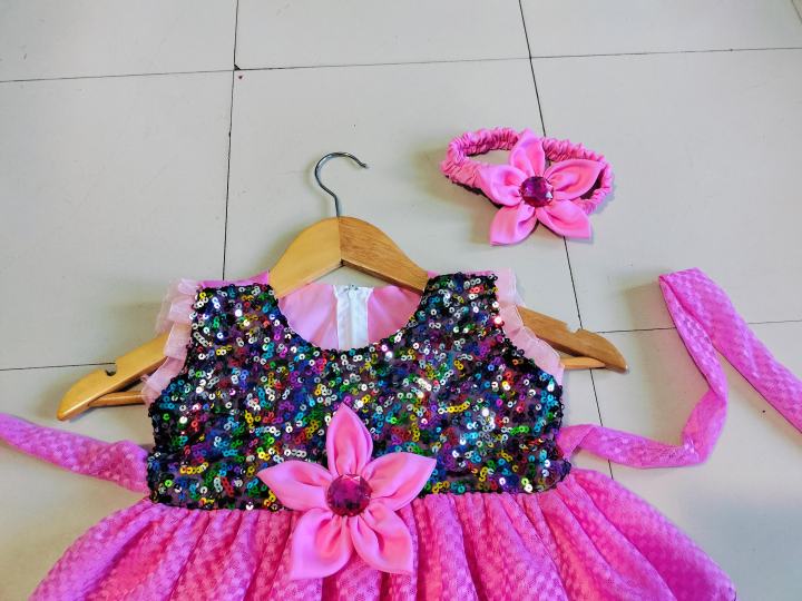New%20Baby%20Girls%20Fashionable%20Premium%20Quality%20Beautiful%20Party%20Dress%20With%20Belt%20t%20One%20Piece%20Baby%20Dress%20for%201--8%20year%20-%20Image%204