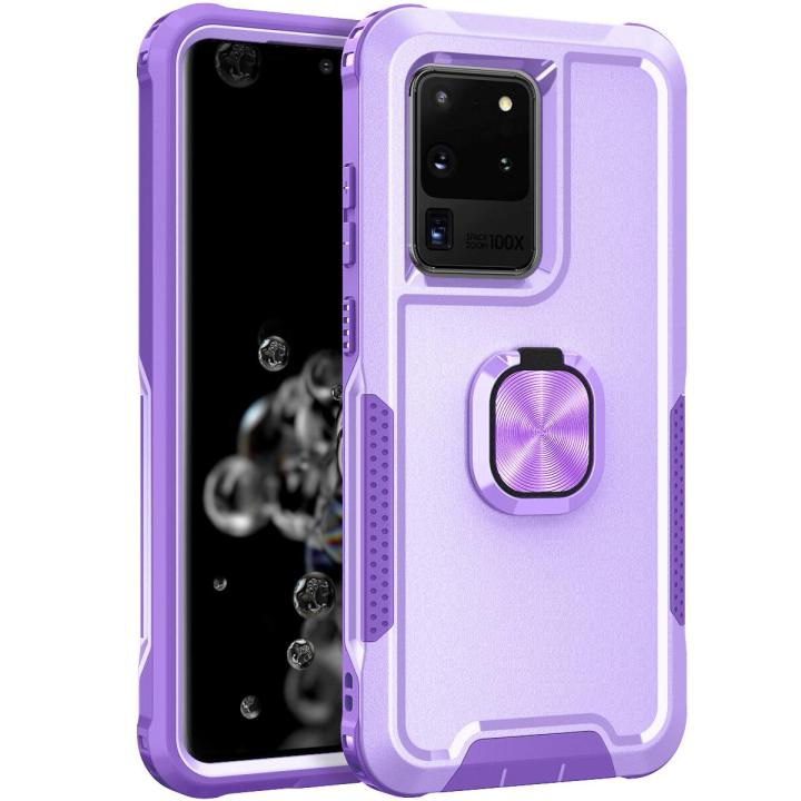 lthmy for Samsung Galaxy S20 Ultra 5G Ring Holder Stand Case