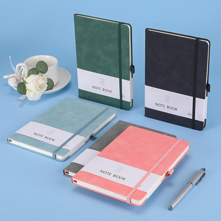 Black%20Cover%20Journal%20Notebook%20Professional%20Look%20A5%20Size%20100%20Pages%20Spiral%20Notebook%20Hardcover%20Lined%20College%20Ruled%20Notebook%20for%20-%20Image%203