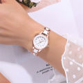 Water Diamond Bracelet Watch Women's Fashion Jewelry Wristwatch for Ladies with Diamond Accents. 