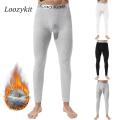 Men New Long Johns Thermal Skin-Friendly Underwear Winter Warm Long Pants Male Soft Elastic Leggings Comfortable Tights XL-4XL.