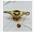 Aladin Lamp / Prodip Showpiece Magic Lamp/ Classic Metal Carved Aladdin Lamp Light Wishing Tea Oil Pot and jewelry box. 