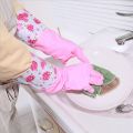Kitchen Gloves Non-Slip Long Cuff Cleaning Gloves Latex Gloves For Household Cleaning Gloves Waterproof Hand Protection. 