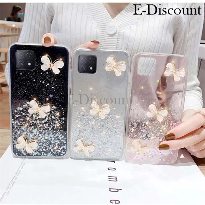 New%20Phone%20Case%20For%20Realme%20Note%2050%204G%20Cover%20Sparkling%20Star%20Moon%20Soft%20Silicone%20Transparent%20Butterfly%20Pattern%20Anti%20Drop%20For%20Realme%20Note50%204G%20Case%20-%20Image%206