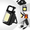 Multifunctional Portable Light Mini Glare COB Keychain Light Emergency Lamps Outdoor Camping Light. 