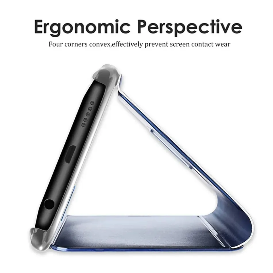 Anti-fall Smart Flip Phone Case For Huawei Mate 10 Honor P8 P9