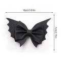 Horror Halloween hair accessories Stylish Hair accessory Decorative Gothic hair clip 2X (indicating quantity) Bat wing Bat wing hair decoration for Halloween costume Party Cosplay Dress up Fashion accessory.