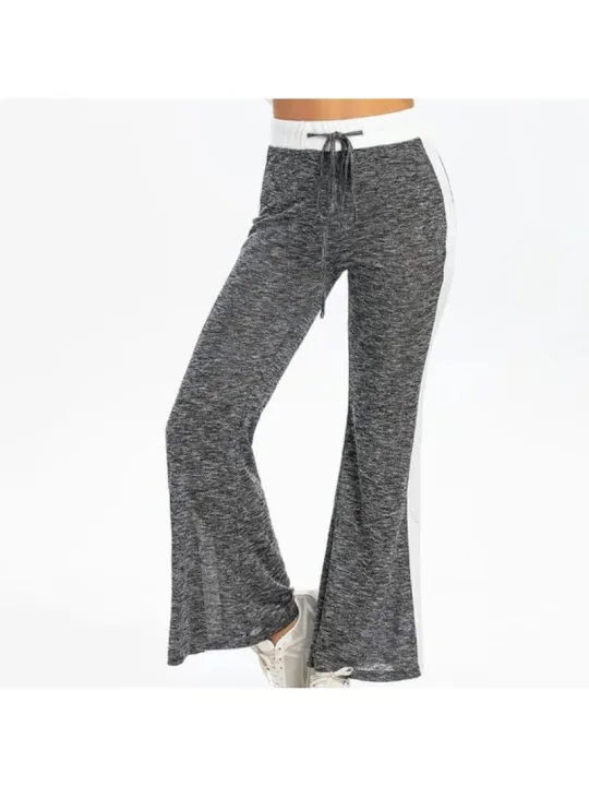 Women's%20Fashionable%20Casual%20Pants%20Loose%20Lace%20Up%20Printed%20Pants%20Casual%20Yoga%20Sports%20Outdoor%20Tie%20Up%20Loose%20Wide%20Leg%20Pants%20-%20Image%204
