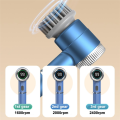 Cleaning Brush with 5 Heads & 3 Speeds Electric Scrub IPX7.