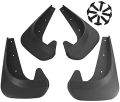 Universal Car Mudguard 4Pis - 1 Pair. 
