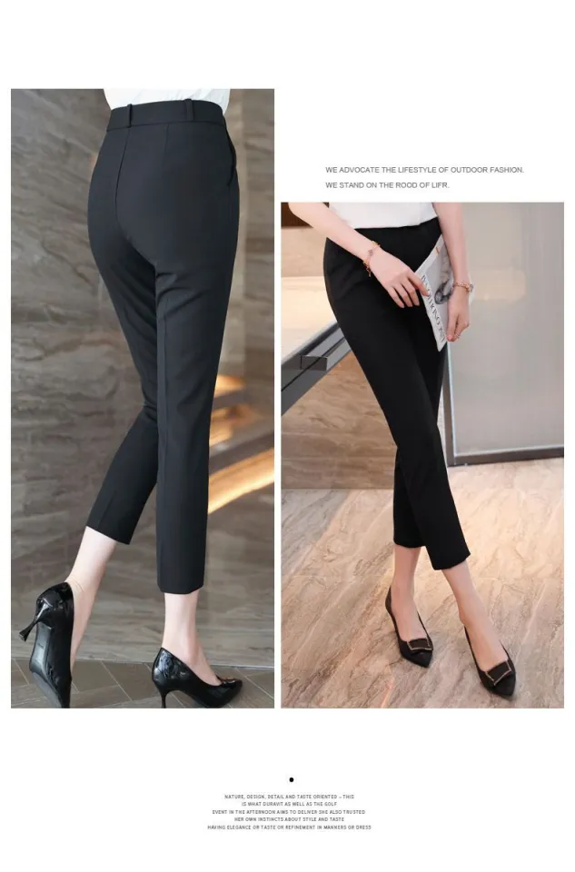 clothing tight black work trousers