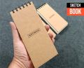 Papertree Mini sketch book Handy size drawing sketch pad 7x3.5 inch.
