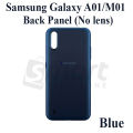 Samsung Galaxy A01/ M01 Back Panel/Backshell/ Casing + With Camera Lens + Side Buttons With Logo-All Colors Available. 