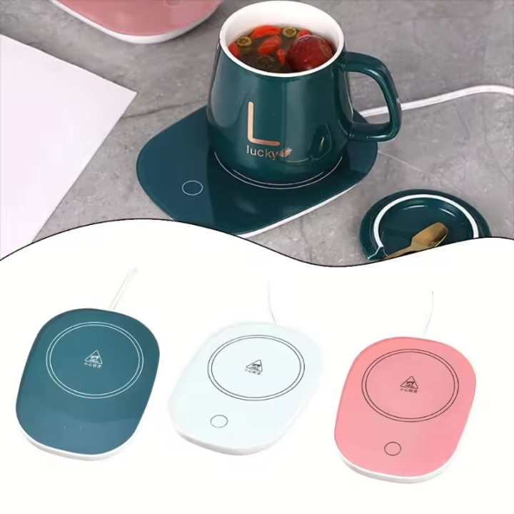 1 Pcs 55 ° C Constant-temperatures Heating Coffee Mug Cup Warmer Pad USB Electric warmer for Milk, Coffee, Tea, Water, Nail Polish etc.