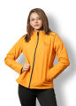 Shohure Golden Yellow color Double part air proof Ladies jacket. 