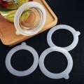 30 Pieces Silicone Jar Gaskets Replacement Silicone Jar Seals Airtight Silicone Gasket Sealing Rings Leak Proof.
