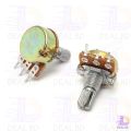 Panel Mount 100K Ohm Linear Potentiometer-5Pcs.