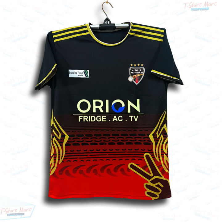 Comilla Victorians Short Sleeve Jersey for Man - BPL Cricket Jersey 2024-25 Comilla Jersey 2024-2025