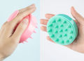 Silicone Shampoo Scalp Hair Massager Shampoo Massage Body Comb Bath Massage Brush Scalp Massager Hair Shower Brush Comb Care Tool -1pcs.