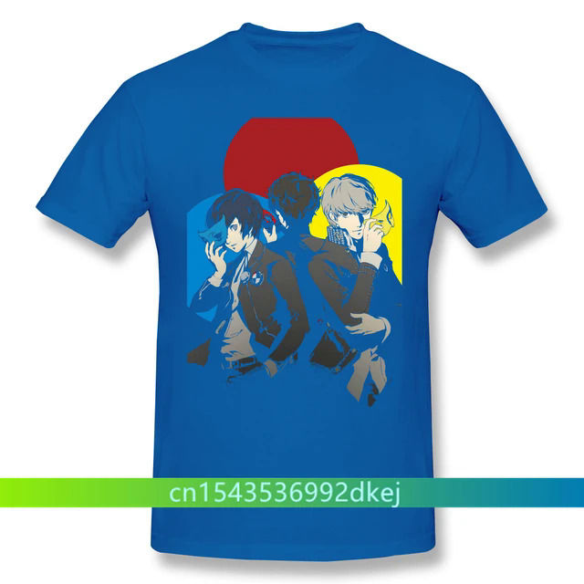 Men%20Shin%20Megami%20Tensei%20Funny%20Anime%20Black%20T-Shirt%20Persona%20Protagonists%20With%20S%20Pure%20Cotton%20Tees%20Harajuku%20Daily%20life%20-%20Image%208