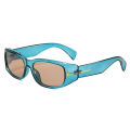 new fashion rectangle luxury brand sunglasses women men 2024 High quality trending product popular outdoor driving goggles uv400.