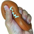 12 piece Hand exercise rugby ball for relief from stress free Punch Ball , Squeeze ball soft ball - Multicolor.