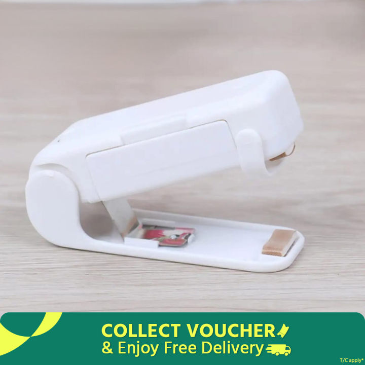 Mini sealing Machine Sealer Food Saver Bag Capper Hand Pressure Hot Magic Sealer Encounter