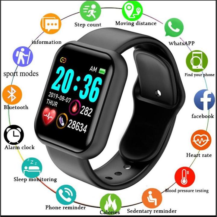 New Y68 Waterproof Smart Sports watch Bracelets & Fitness Tracker