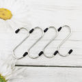 4pcs/lot Household Home Essential Useful S Shaped Hooks Kitchen Stainless Steel Hanging Hanger Storage Holders Organizer.