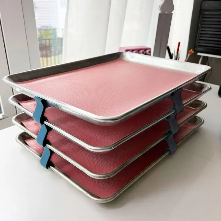4/6/8/12%20PCS%20Kitchen%20Tray%20Holder%20Pallet%20Rack%20Funy%20Kitchen%20Tool%20Pallet%20Accessories%20Steamer%20Oven%20Tray%20Support%20Plastic%20Baking%20Sheet%20Stacker%20-%20Image%202