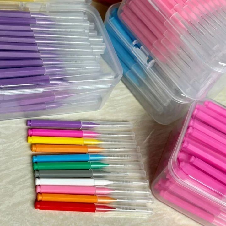 80%20Pcs/Box%20I-type%20push%20pull%20interdental%20brush%200.6-1.5Mm%20Cleaning%20Between%20Teeth%20Oral%20Care%20Orthodontic%20I%20Shape%20Tooth%20Floss%20-%20Image%204