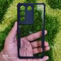 For Vivo V27e Shockproof Bumper Cover v 27e back part. 