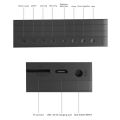 A18 Portable Wireless Speaker Clock Stereo Speaker With LED Screen FM Radio Dual Alarm Clock For Indoor Outdoor Travelling.